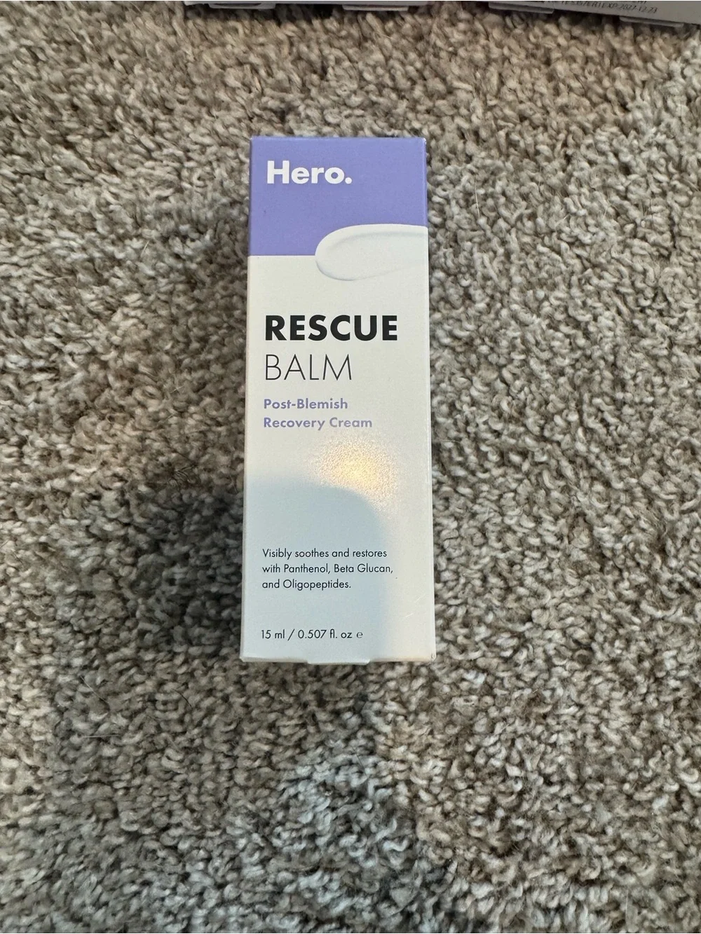 Hero Rescue Balm Post-Blemish Recovery Cream - Purple & White